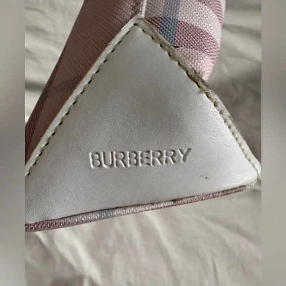 Burberry Blue Label Pink Nova Check Shoulder Bag Y2K Coquette - Picture 8 of 9